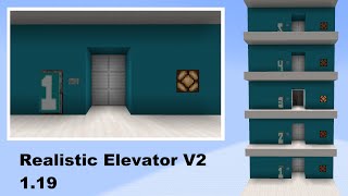 Minecraft Hyper Realistic Elevator 121 [upl. by Clementi810]