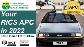 Your RICS APC in 2022 [upl. by Lairbag]