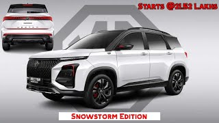 MG Hector amp Hector Plus Snowstorm Launched  Changes amp Feature List Explained  Variants Wise Price [upl. by Betz]