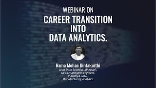 ImarticusLive Webinar on quotCareers Transition into Data Analyticsquot [upl. by Aneej451]