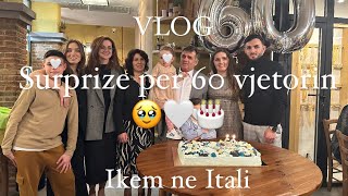 Surpriza per 60 vjetorin Ikem ne Itali Te reja zezzode 🥰 [upl. by Lerraj23]