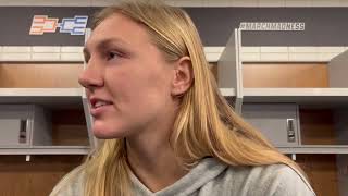 Why Sydney Affolter stuck with Iowa womens basketball what Lisa Bluder means to her [upl. by Eelasor634]