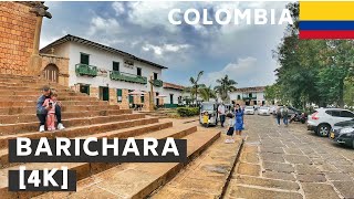 BARICHARA  COLOMBIA  Walking through the town【4K】 2021 [upl. by Allana]