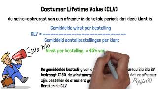 Effectiviteit berekenen kosten en opbrengsten promotie en customer lifetime value [upl. by Arikaahs]