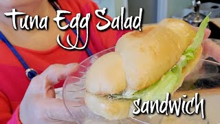 Tuna Egg Salad Sandwich  Family Favorite  JMKLs Mama [upl. by Verada]