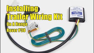 Atlantic British Presents Installing Trailer Wiring Kit on a Range Rover P38 [upl. by Aliehs]