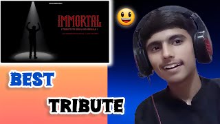 Reaction on immortal  love channke  husan alfaz  😃😃 tribute to sidhu moosewla [upl. by Bailey]