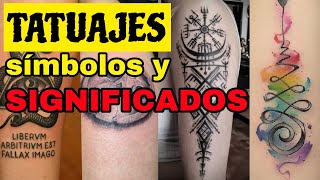 SIGNIFICADO de los TATUAJES SIMBOLOS y SIGNIFICADO [upl. by Joash]