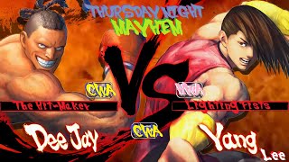 ULTRA STREET FIGHTER IV XBOX 360XBOX One THURSDAYNIGHT MAYHEM Deejay vs Yang Lee [upl. by Jacinda]