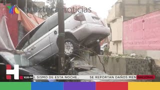 Lluvias atípicas en Ecatepec dejan en ruinas negocios y casas [upl. by Atined550]