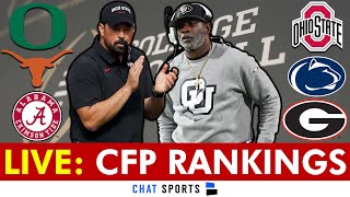 College Football Playoff Top 25 Rankings 2024 LIVE [upl. by Endora]