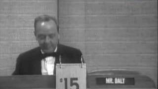 The final Whats My Line 1967  John Daly as Mystery Guest [upl. by Hedy398]