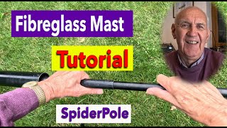 SpiderPole Antenna Telescopic Mast Tutorial  Ham Radio [upl. by Deach]