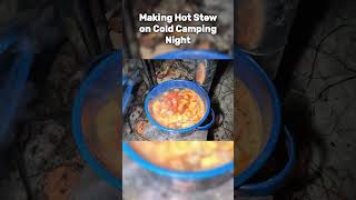 Cooking Food On Cold Camping Night [upl. by Tati]