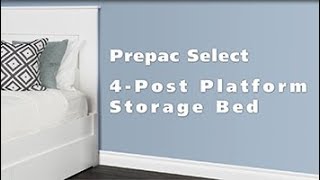 Prepac Select Storage Bed with Optional Drawers [upl. by Carhart]