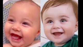 Cute Baby Reaction Part2  Baby Viral Video Compilation  funny baby 🤣💖✨ [upl. by Neeli]