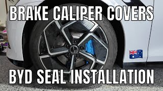 BYD Seal Brake Caliper Cover Installation Step by Step Guide and Test [upl. by Bohlen]