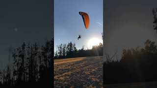 Powered paragliding start from the field [upl. by Dearman511]