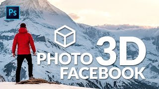 Créer une Photo 3D Facebook avec Photoshop  TUTO [upl. by Engleman]