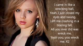 Wrecking Ball  Miley Cyrus by Madilyn Bailey Lyrics [upl. by Rezzani717]