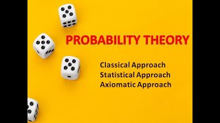 Probability Definition  Classical  Statistical  Axiomatic Approach [upl. by Doniv133]