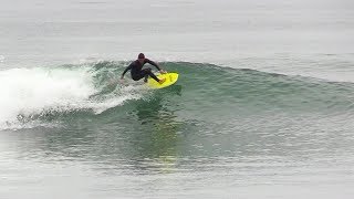 Kalani Robb surfs on bodyboard in GOOD waves and trips out surfers Highlights [upl. by Keely600]