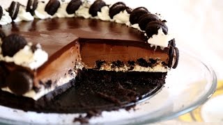 No Bake Oreo Cheesecake with Chocolate Ganache  Easy Recipe  Heghineh Cooking Show [upl. by Eceinej]