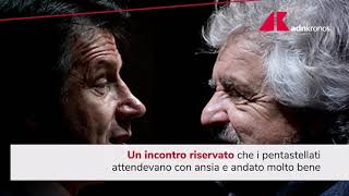 M5S Conte e Grillo siglano la pace [upl. by Naman]