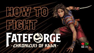 Fateforge Chronicles of Kaan  Combat Playthrough [upl. by Ailelc]