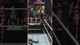 Candice LeRae delivers diving Seated Senton on IYO SKY wwe2k24 [upl. by Aihseuqal]