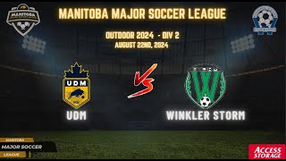 August 25th WSF Div 2 UDM vs Winkler Storm [upl. by Neram]