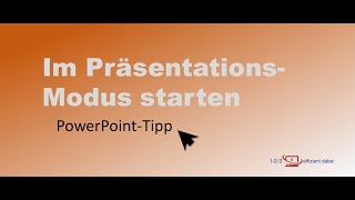 PowerPointTipp Datei im Präsentationsmodus starten [upl. by Chappelka]