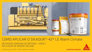 Sikadur® 42 LE Warm Climate  Vídeo 1 [upl. by Oecile]