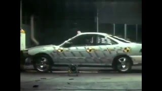 Honda Integra DC2  Crash Test Footage 1993 [upl. by Aisatnaf]