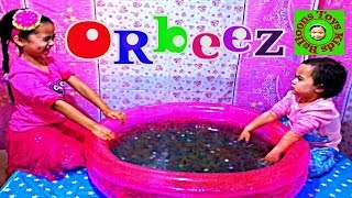 ORBEEZ EXPLOSION Pool Surprise Orbeez Gallore Challenge Shopkins Kids Balloons and Toys [upl. by Ahsok]