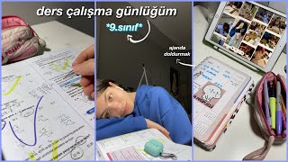 9sınıf ders çalışma günlüğüm 🫐🛼  ajanda dolduruyorum [upl. by Ahearn758]