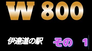 W800ストリート道の駅まで。バイク３台。 [upl. by Yborian]