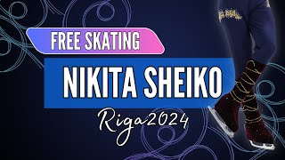 Nikita SHEIKO ISR  Junior Men Free Skating  Riga 2024 [upl. by Ydissak]