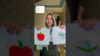 Konsi drawing achi h apple 🍎 ya ball ⚽️ youtubeshorts funny comedy shorts [upl. by Mansur]