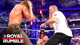 Shane McMahon makes shocking Royal Rumble return Royal Rumble 2022 WWE Network Exclusive [upl. by Budwig]