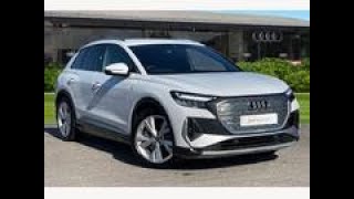 Approved Used  Audi Q4 ETron Q4 S line 40 etron 15000 kW 5dr  Crewe Audi [upl. by Yllitnahc]