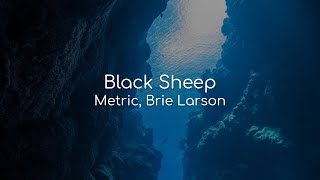 Black Sheep  Metric Brie Larson lyrics [upl. by Dulcy]