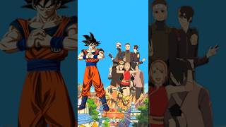 Goku VS team 7 anime goku team7 naruto shortsfeed shorts [upl. by Aldercy762]