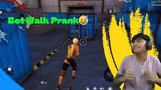 Bot Walk Prank  majja aayo bot bannako lagi😅 Praweg gaming [upl. by Aerdnac]