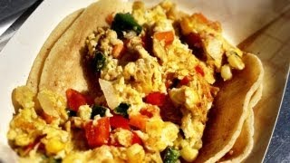 How to Make Sweet Potato Breakfast Tacos  Hilah Cooking [upl. by Eenehs98]