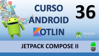 Curso Android Kotlin Jetpack Compose II Filas y columnas Vídeo 36 [upl. by Yrelbmik181]