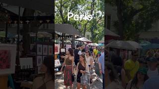 The artists of Place du Tertre SacréCœur Basilica  Montmartre 🇫🇷 Paris paris france montmartre [upl. by Platt506]