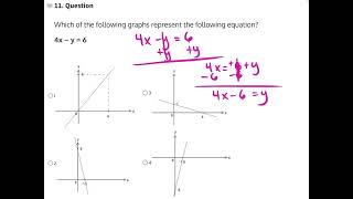 Recognizing Linear Graphs 11 V2 [upl. by Ledif]