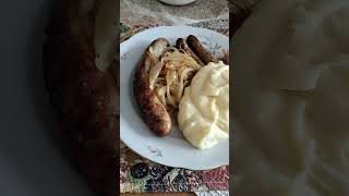 Had quotThüringer Rostbratwurstquot for Lunch It Doesn’t Get More German Than That🇩🇪 german bratwurst [upl. by Tolecnal]