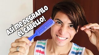 CORTE DE CABELLO CON NAVAJA Degrafilado ASÍ LO HAGO YO ♥️ Ivii Carranz [upl. by Pearse346]